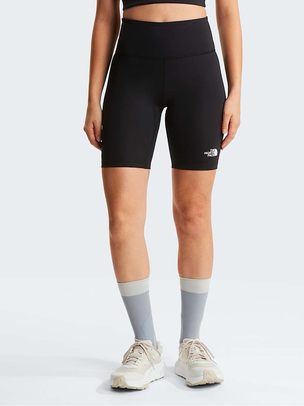 The North Face Flash Dry Black High-Rise Bike Shorts XL Side Pocket